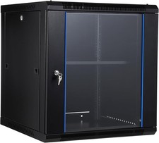 12U Wall Mount Network Server Rack Cabinet Enclosure 23.6'' Deep Door Lock picture