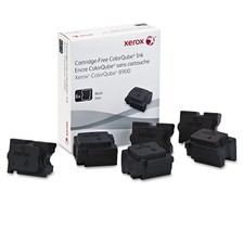 Genuine Xerox 108R01017 Black 6-Pack Ink Stick, New Sealed Box, We Ship Fast picture
