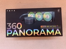 TRYX Panorama 360 ARGB 360mm All in One Liquid CPU Cooling Kit - Black picture
