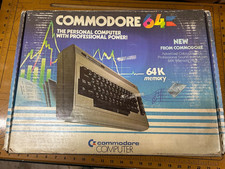 Commodore 64 Computer, ORIGINAL BOX, Matching Serial Numbers, Power Tested picture
