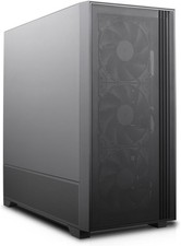 ATX Mid Tower Computer Case, Mesh Panel, 4 140mm PWM Fan, Support 11 3.5 HDD picture