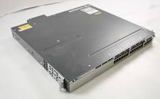 Cisco Catalyst 3750X Series WS-C3750X-24T-S V01 Switch C3KX-NM-10G Module 1*PSU picture