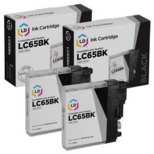 LD  for Brother LC-65 LC65 2pk HY Black MFC 5890CN 5895CW 6490CW 6890CDW picture