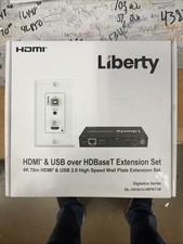 New Liberty HDMI & USB over HDBase T Extension Set, DL-1H1A1U-WPKT-W. picture
