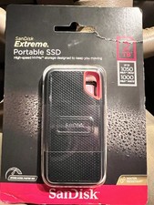 SanDisk Extreme Portable SSD 2TB SDSSDE61-2T00-G25 NVMe USB-C - New Sealed picture