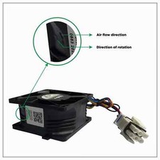 V80E14MS2A3-57A611 For GE Refrigerator Fan WR60X10356 Nidec 239D1412P002 13.6V picture