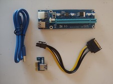 Multi-Packs - Rosewill Powered PCIe Mining Riser/Extender 1x to 16x Adapter v007 picture