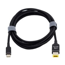 NFHK Type-C USB-C 135W to DC Rectangle 11.0 * 4.5mm Power PD Charge Black picture