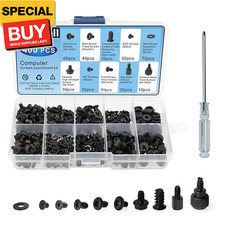400Pcs Computer Screws Standoffs Kit SSD Screw for Universal Motherboard PC Comp picture