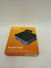 Brand New In Box Authentic ZAGG 4-port Hub Never Used picture