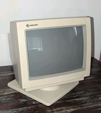 Vintage Samsung CD-1464W CRT CGA Monitor 1988 Color Display - Powers On - As Is picture