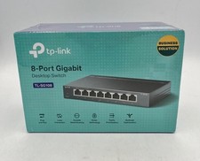 TP-Link 8 Port Gigabit Switch Easy Smart Managed Plug & Play Desktop TL-SG108E picture