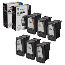 LD  Canon Reman PG240XL 5206B001 CL241XL 5208B001 6pk HY Ink Cartridges picture