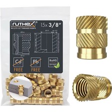 ruthex GE-3/8x127-001 Threaded Insert Suitable for: bq Prusa i3 Hephestos, Create picture