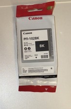 Genuine Canon PFI-102bk Black Ink Tank GP-200 300 TM-200 205 300 250 350 2014/15 picture