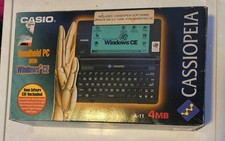 Casio Cassiopeia A-11 4MB - RARE Vintage Pocket PC - COMPLETE IN BOX - NEW picture