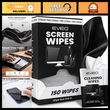150 Pack Electronic Screen Wipes - Computer, Laptop, Phone & Car Cleaner, Microf picture