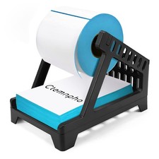 Ctemnpho Large Label Holder for Rolls and Fan-Fold Labels, Basket, Stand Desktop picture