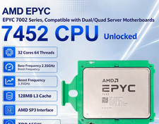 AMD EPYC 7452 32-Core 64-Thread 2.35GHz SP3 128MB Server CPU Processo picture