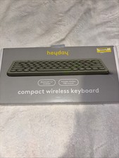 HeyDay Compact Wireless Keyboard - Green (Bluetooth & USB Wireless Receiver) picture