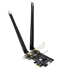 GLOTRENDS WA01 M.2 E Key to PCIe X1 WiFi Bluetooth Adapter for Black picture