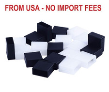 USB Cover Cap, 20 Pcs Black Clear Plastic USB A Port Male Anti-Dust Plug Protect picture