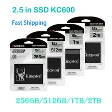 New Kingston 2.5 inch SSD KC600 1TB 2TB Solid State Drive SKC600MS lot picture