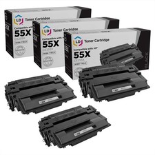 LD Compatible Replacements for HP CE255X / 55X 3 Set High Yield Toner Cartridges picture