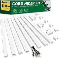 Kit para ocultar cables, cubiertas de 110 pulgadas para cables en la pared picture