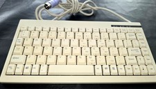 Mini Wired Beige Keyboard Model ACK-595 W/ Mini PS/2  picture