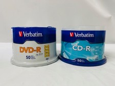 Verbatim CD-R and DVD-R Set, Packs of 50- NEW/SEALED picture