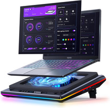 V12 Ultra Laptop Cooling Pad with Smart Software Control, RGB Gaming Laptop Fan picture