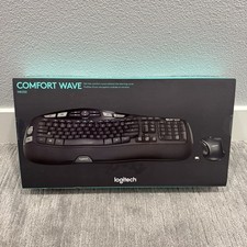 New Logitech MK550 Comfort Wave Keyboard and Mouse Wireless - Unopened / Sealed picture