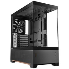 Antec C6 WOOD - Black, Mid Tower, ATX/Micro-ATX/ITX, Tempered Glass, USB-C 10... picture