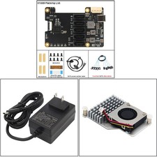 Geekworm X1009 PCIe to 5-Port SATA Expansion Board + Heatsink + DC 12V Adapter picture