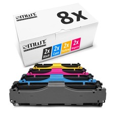 8x Compatible MWT Toner For HP Color LaserJet CP-2025-DN, CM-2323, CP-2026-DN picture