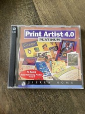 Print Artist 4.0 Platinum PC MAC CD Text Effects Layouts Graphic Publishing Tool picture