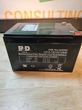 12 Volt, 12 Ah Sealed Lead Acid Battery with Nut & Bolt Terminal [SLA-12V12-NB] picture