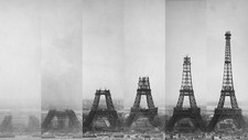 Landscape eiffel tower france architecture building Custom Gaming Mat Desk picture