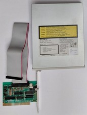 Sony CDU33A-01 2x Double Speed CD-ROM Drive (Retro, 1994) + COR333 ISA picture