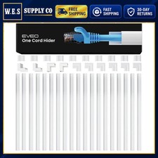 Cable Hider 300 inch for Single Wires and Corners EVEO wire cover kit picture