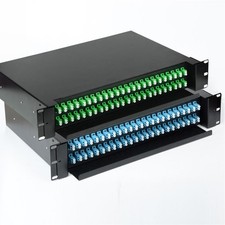 48 Ports LC Duplex Drawer Type Fiber Optic Terminal Box 19'' 2U Rack Mount ODF picture