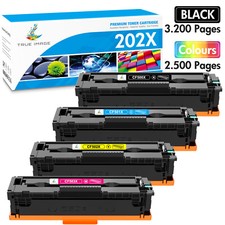 4x CF500X 202X Toner Compatible With HP LaserJet Pro MFP M254dw M281cdw M281fdw picture