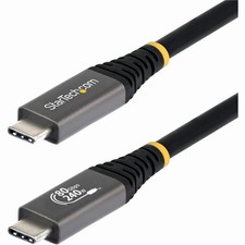 StarTech CC5FT80GUSB4CABLE 5ft USB4 Cable 80Gbps 240W Black picture