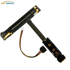 64Gbps PCIe 4.0 X4 90° PCI-E 16X to M2 M.2 for NVME SSD Riser Cable Gen4 /3 New picture