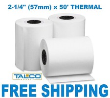 (50) Thermal Paper Rolls 2-1/4