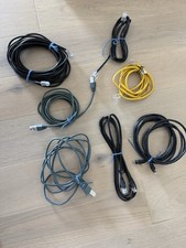 Lot Of 7 Assorted Ethernet Cables RJ45 picture