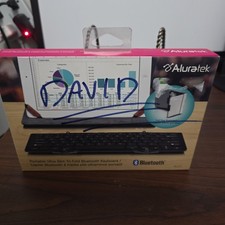Aluratek Tri-fold Wireless Bluetooth Keyboard Portable Ultra Slim Model ABLKO4F picture