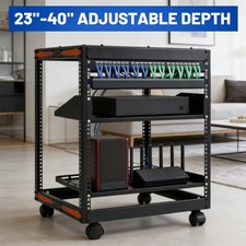 12U 4 Post Open Frame Server Rack Network 23