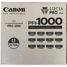 Canon PFI-1000 Professional Ink Tank Set of 12 imagePROGRAF PRO-1000 Lucia PRO picture